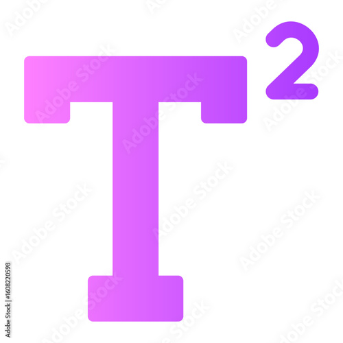 superscript gradient icon