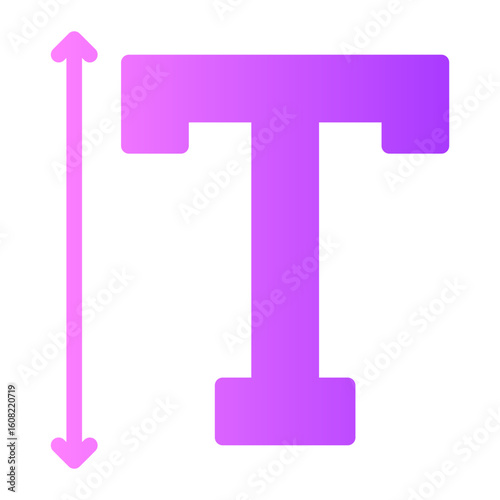 vertical gradient icon