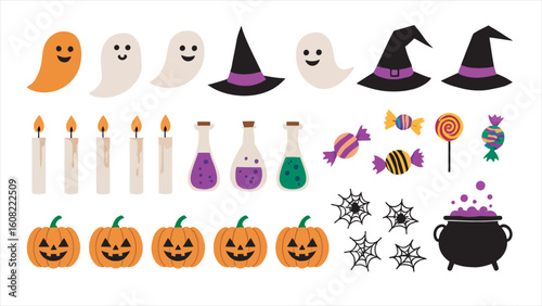 halloween party icons