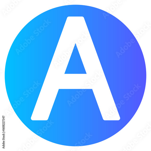 font gradient icon