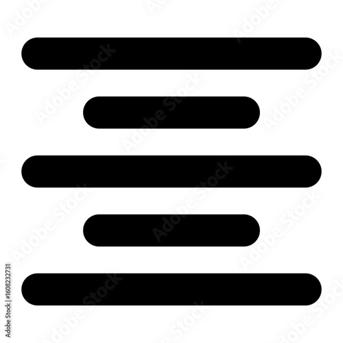 Align Center glyph icon