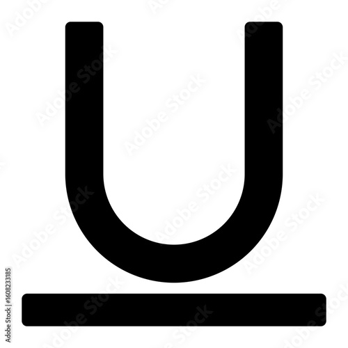 underline glyph icon