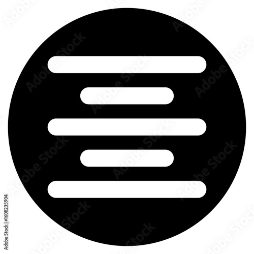 Align Center glyph icon