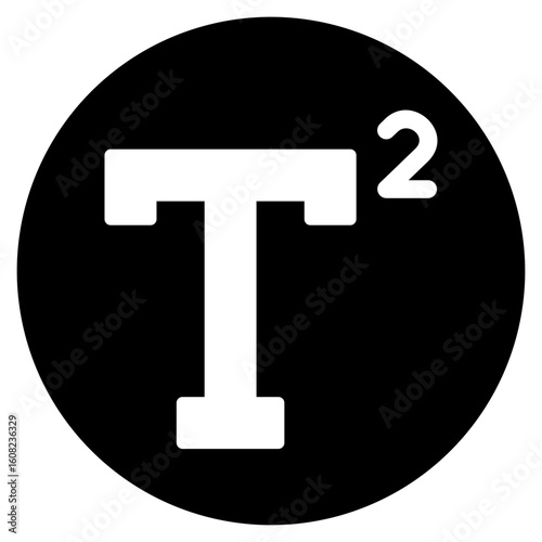 superscript glyph icon