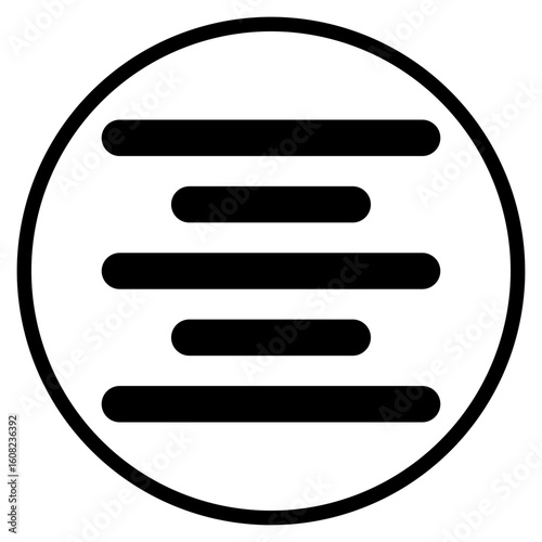 Align Center glyph icon
