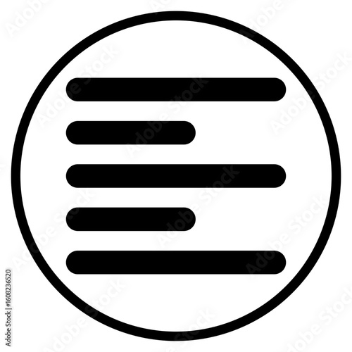 left align glyph icon