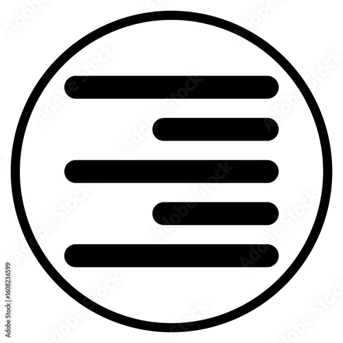 right align glyph icon