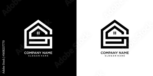 house with initials S and G