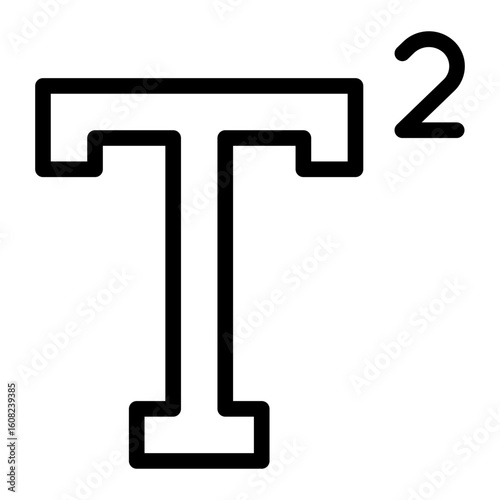 superscript line icon