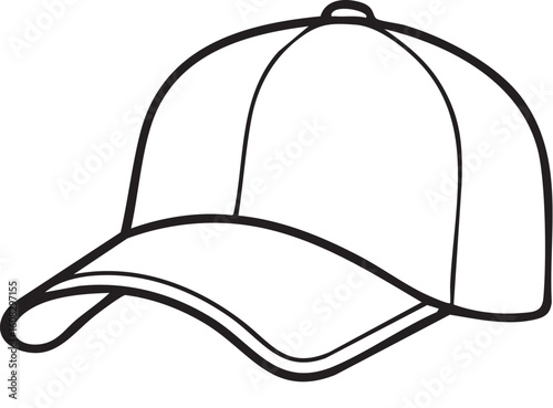 A Baseball Cap Vector Isolated