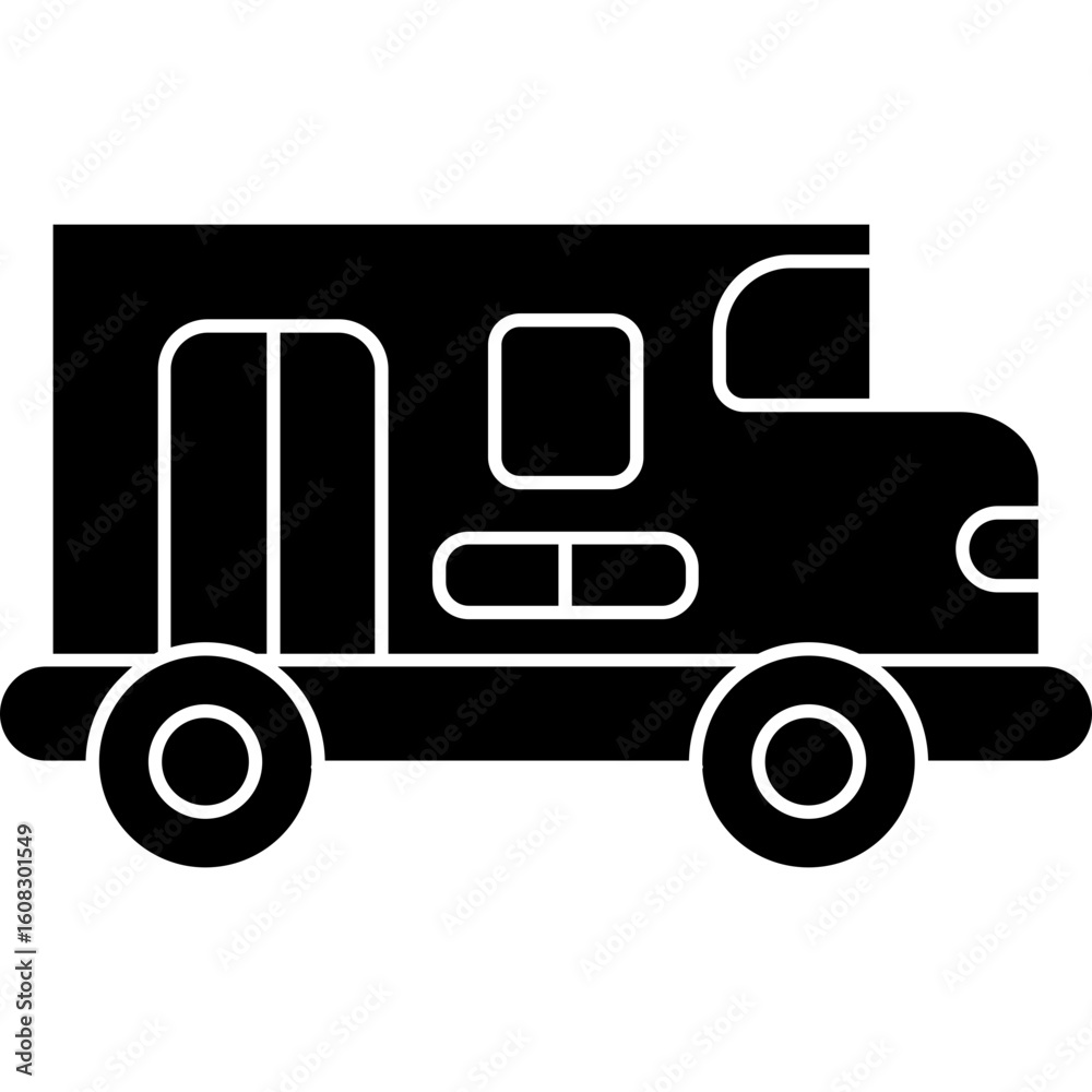 Naklejka premium Bus Icon