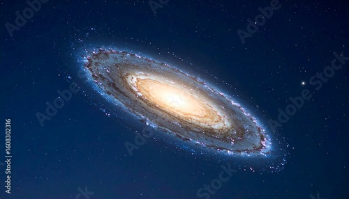 Spiral galaxy in deep space (1)