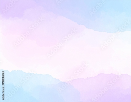 Soft pastel watercolor background with abstract stains.