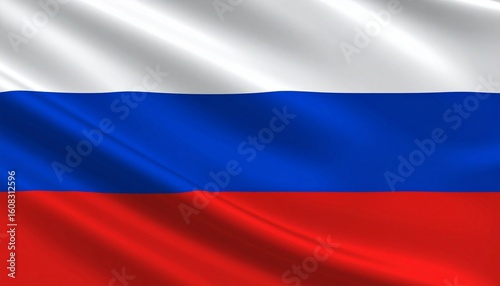 Free Download Waving Flag of Russia - White, Blue, Red & National Pride - GFXLoad