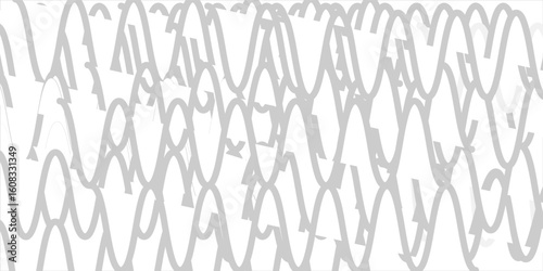 Vector seamless pattern with a grid of interconnected ovals.Modern stylish texture