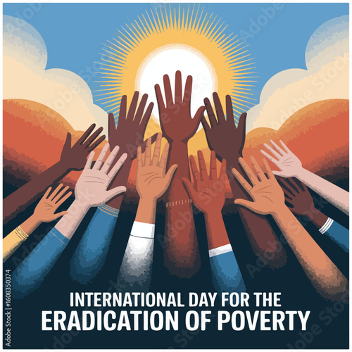 International Day of Eradication of Poverty Poster