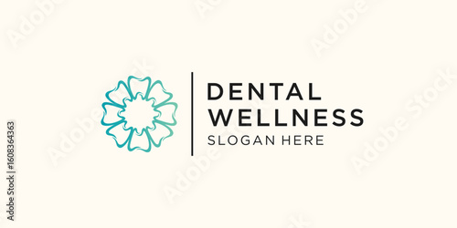 dental care logo vector template design