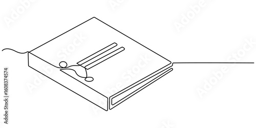 office file continuous one line drawing , Regulation Line Icon, Regulation Related Line Icon set. Outline Symbol Icons, Continuous one line drawing of file document. One line drawing illustration. 