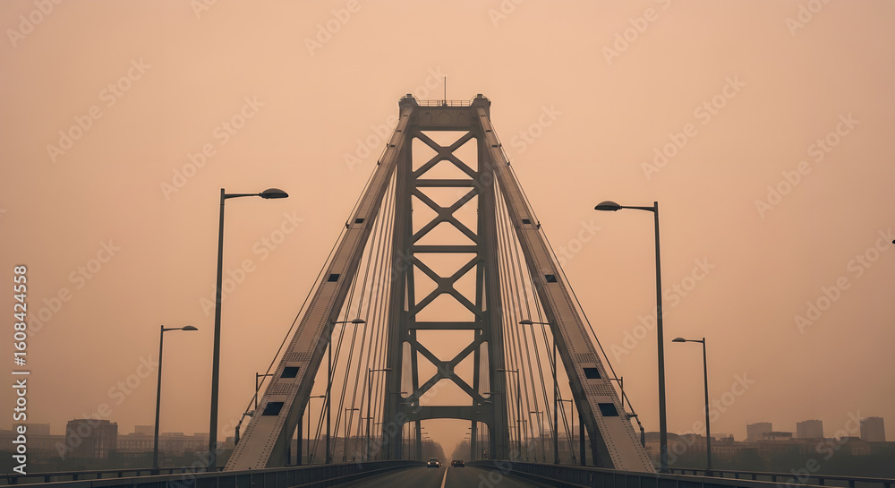 Obraz premium Bridge to the City