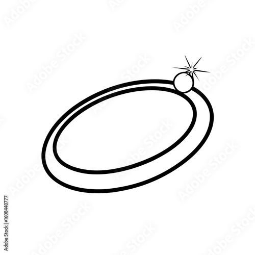 the ring glows softly 