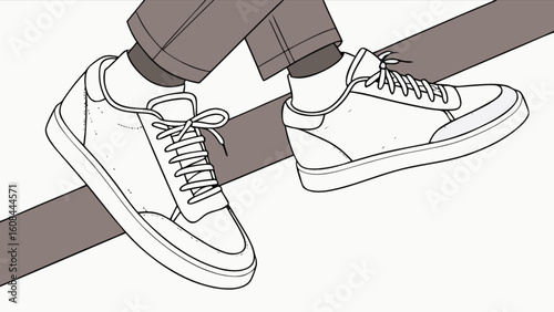 Walking sneakers shoes footwear fashion style casual trendy footwear personal style street style outfit 100 char