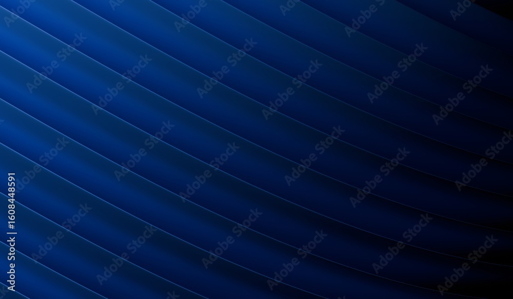 Obraz premium Blue background stripes 3D wavy pattern, elegant abstract striped pattern
