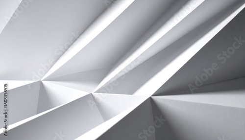 Abstract Geometric Paper Folds