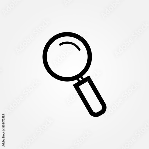 magnifying glass searching icon symbol illustration vector eps10 logo template design