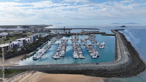 Photos Aerial Photo of Mackay Harbour Queensland Australia