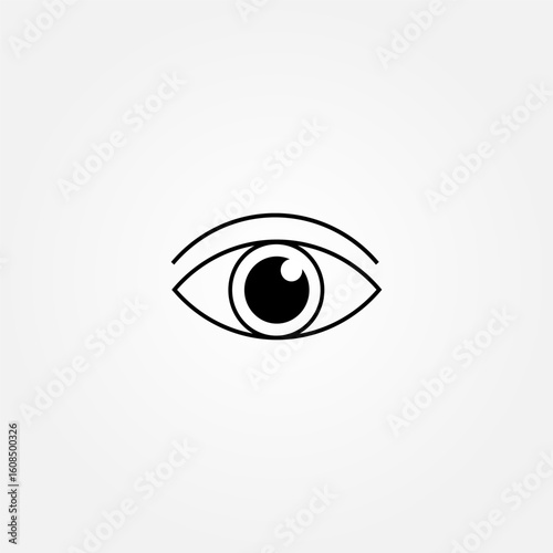 eye icon symbol illustration vector eps10 logo template design