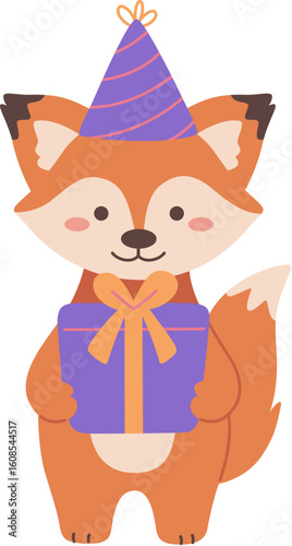 Animal birthday fox

