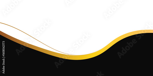 ector abstract design web banner template. Web Design Elements - Header Design. Footer Design Abstract geometric web banner template on black or gold background.Modern banner.