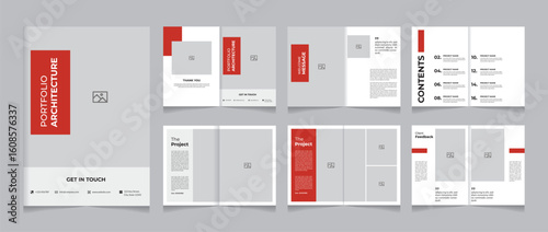 Clean and professional portfolio design for Architects editable architecture portfolio
