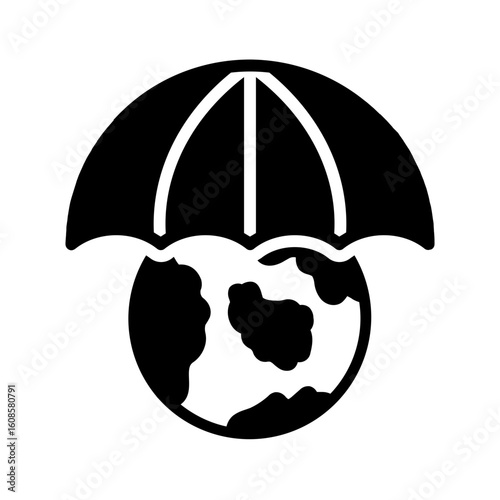 Vector multi color icon for Coverage