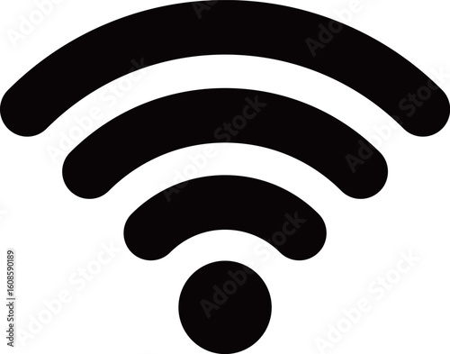 Wi-Fi　電波のアイコン