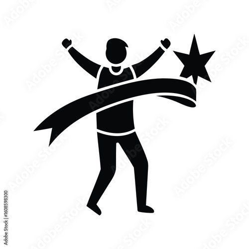 Successful Completion of a Challenge with a Big Star Reward Icon