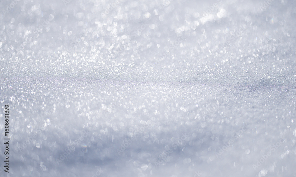 Obraz premium Snow covers the background. Snow shows the beauty of winter. Snow looks bright and white. Snow stays frozen all day. Snowy pattern. Snowflake falls. Cold and icy background.