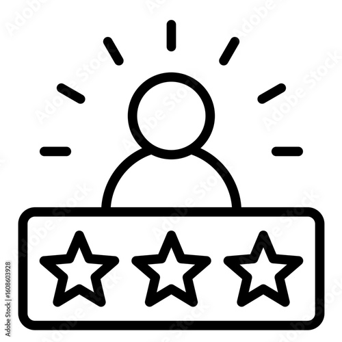 Client Satisfaction  Icon Element For Design
