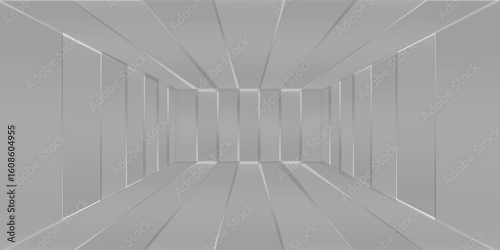 Obraz premium Smooth elegant white silk vector or satin luxury cloth texture background. White gray satin texture that is white silver fabric silk background. Soft shiny creased satin fabric folding texture. Vector