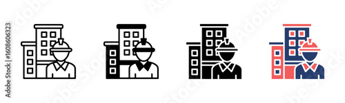 Property Developer icon sheet multiple style collection