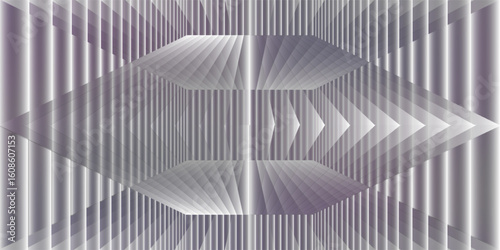 Abstract futuristic holographic stripes wavy background. Iridescent wave. 3d iridescence metal shiny stripes pattern, interesting striped wallpaper. Dynamic Effect, Color Gradient. Luxury Vector EPS10