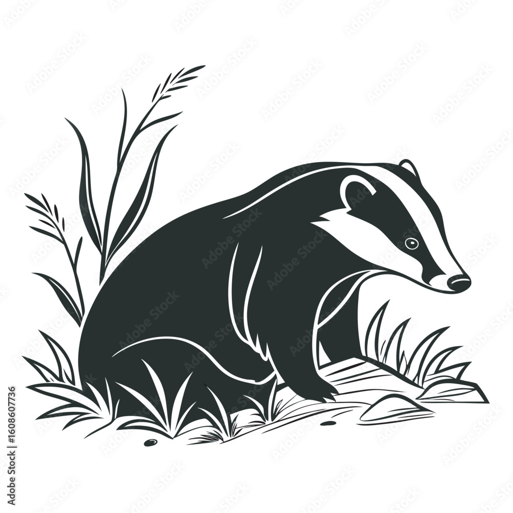 Obraz premium vector illustration of a polar bear