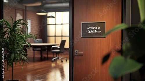 Office Conference Room Door with 