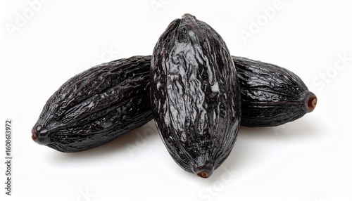 Wallpaper Mural Dried tonka beans isolated on a white background. . Torontodigital.ca