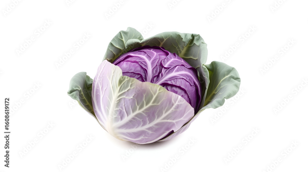 Obraz premium cabbage isolated on white background
