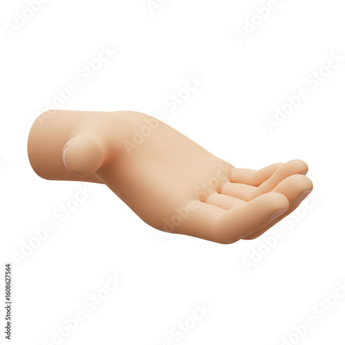 Open Hand Offering Support and Help.