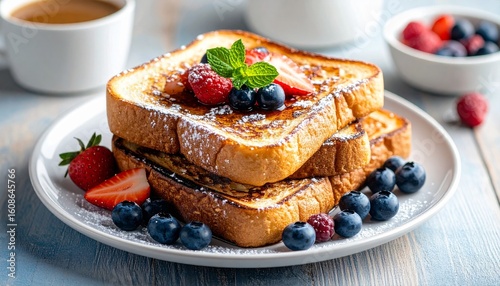 ベリーとメープルのフレンチトースト3