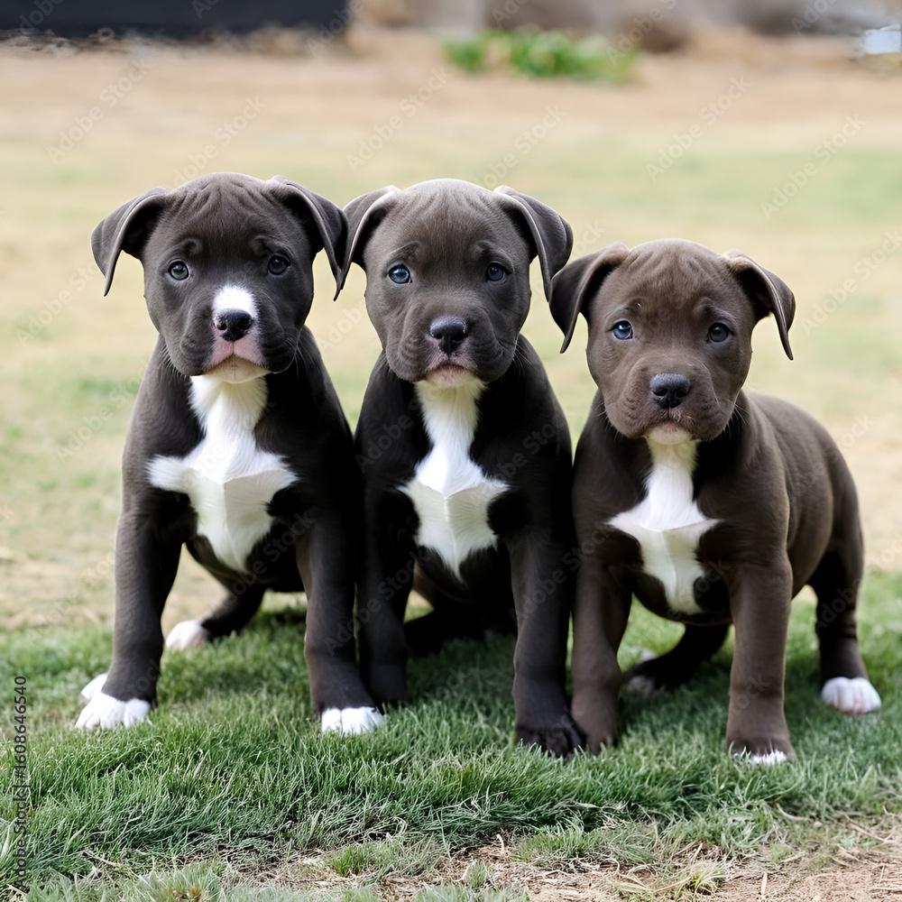 Obraz premium Pitbull Pups