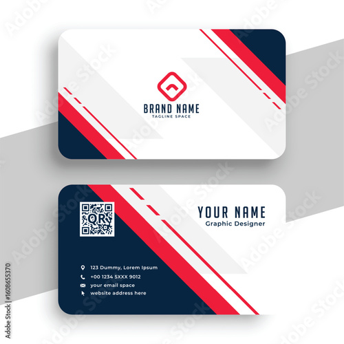 professional business card template for corporate branding