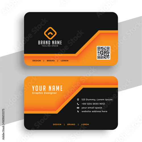 creative and modern business card template for corporate identity